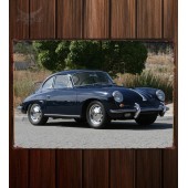 Металлическая табличка Porsche 356C 1600 Coupe